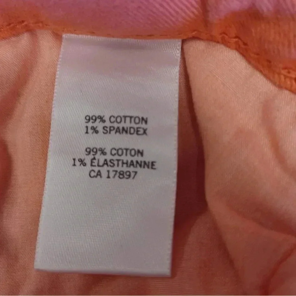 Banana  Republic Skinny Fit Orange Jeans Size 10 - Picture 5 of 6